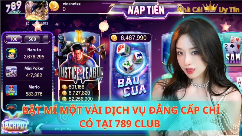 Bật mí một vài dịch vụ đẳng cấp chỉ có tại 789 CLUB 