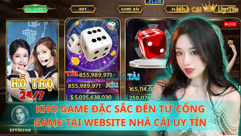 Kho game đặc sắc đến từ cổng game tại website nhà cái uy tín