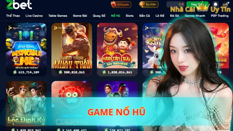 Game nổ hũ